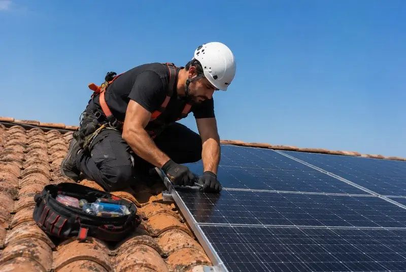 Maintenance et monitoring de panneaux solaires à Gabarret
