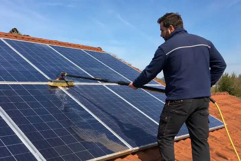 Nettoyage et entretien de panneaux solaires à Gabarret